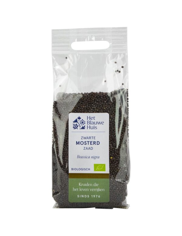 Mosterd zaad zwart 50 gr bio