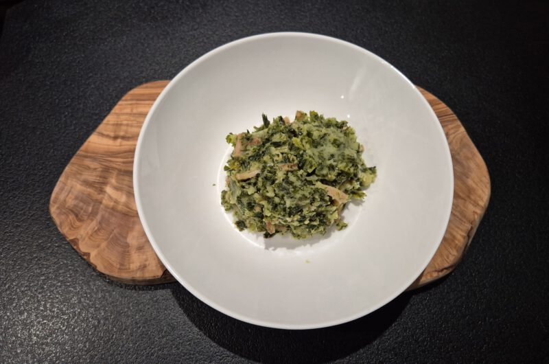 Boerenkool met kipreepjes