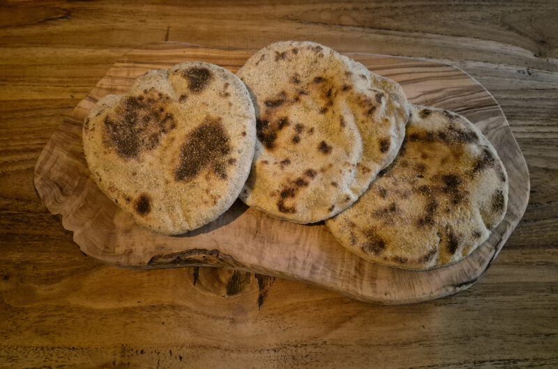 Eiwitrijke naanbrood